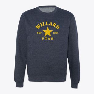 Willard Utah Star Crewneck Sweatshirt