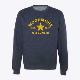 Woodmohr Wisconsin Star Crewneck Sweatshirt