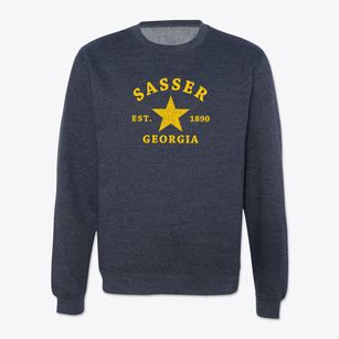 Sasser Georgia Star Crewneck Sweatshirt