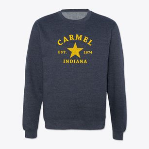 Carmel Indiana Star Crewneck Sweatshirt