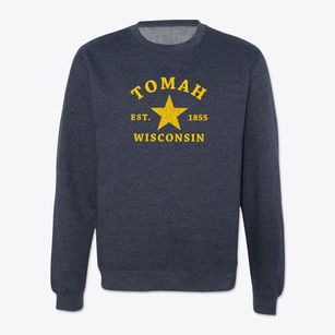 Tomah Wisconsin Star Crewneck Sweatshirt