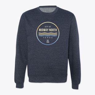 Midway North Texas Color Fade Crewneck Sweatshirt