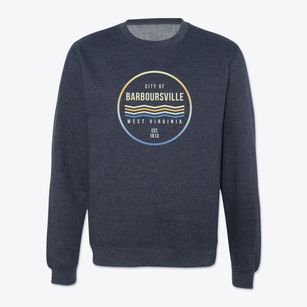 Barboursville West Virginia Color Fade Crewneck Sweatshirt