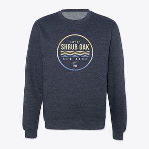 Shrub Oak New York Color Fade Crewneck Sweatshirt
