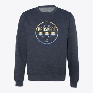 Prospect Maine Color Fade Crewneck Sweatshirt