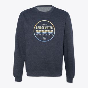 Bridgewater Pennsylvania Color Fade Crewneck Sweatshirt