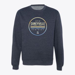 Caneyville Kentucky Color Fade Crewneck Sweatshirt