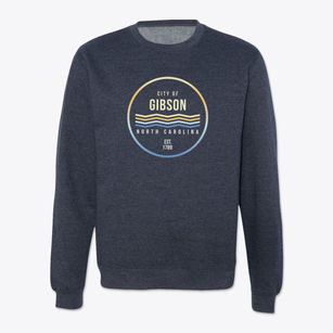 Gibson North Carolina Color Fade Crewneck Sweatshirt