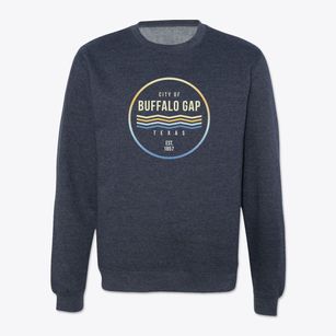 Buffalo Gap Texas Color Fade Crewneck Sweatshirt