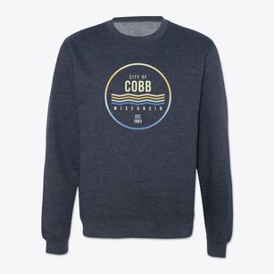 Cobb Wisconsin Color Fade Crewneck Sweatshirt