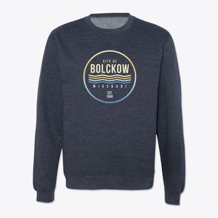 Bolckow Missouri Color Fade Crewneck Sweatshirt