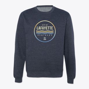 Lafayette Kentucky Color Fade Crewneck Sweatshirt