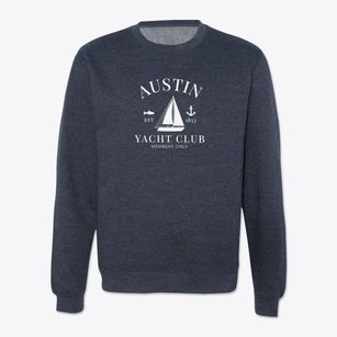 Austin Minnesota Yacht Club Crewneck Sweatshirt