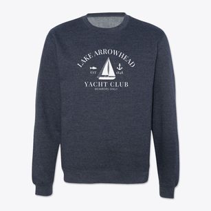 Lake Arrowhead Wisconsin Yacht Club Crewneck Sweatshirt