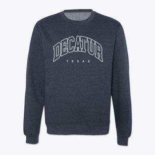 Decatur Texas Inline Crewneck Sweatshirt