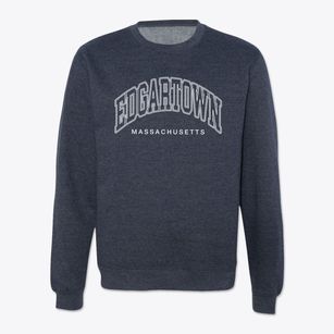Edgartown Massachusetts Inline Crewneck Sweatshirt