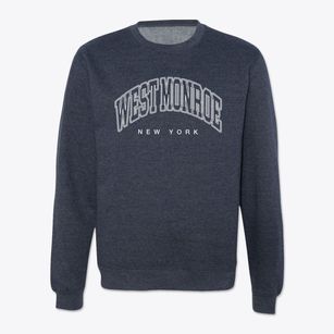 West Monroe New York Inline Crewneck Sweatshirt