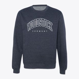 Woodstock Vermont Inline Crewneck Sweatshirt