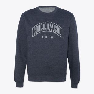 Hilliard Ohio Inline Crewneck Sweatshirt