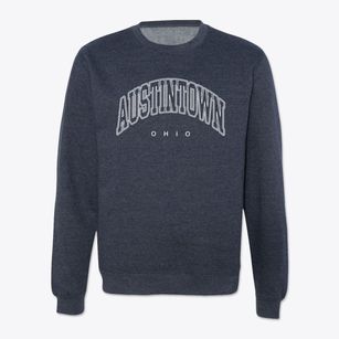 Austintown Ohio Inline Crewneck Sweatshirt