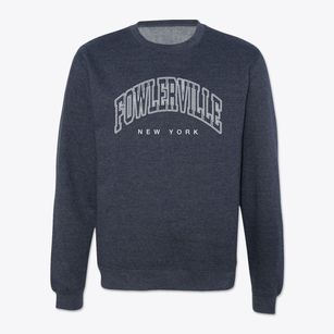 Fowlerville New York Inline Crewneck Sweatshirt