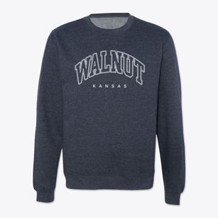 Walnut Kansas Inline Crewneck Sweatshirt
