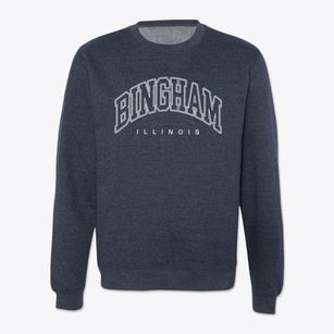 Bingham Illinois Inline Crewneck Sweatshirt