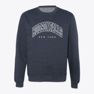 Hudson Falls New York Inline Crewneck Sweatshirt