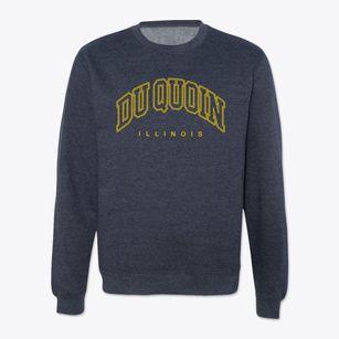 Du Quoin Illinois Inline Crewneck Sweatshirt