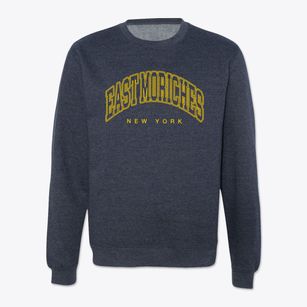 East Moriches New York Inline Crewneck Sweatshirt