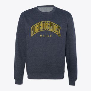 Norridgewock Maine Inline Crewneck Sweatshirt
