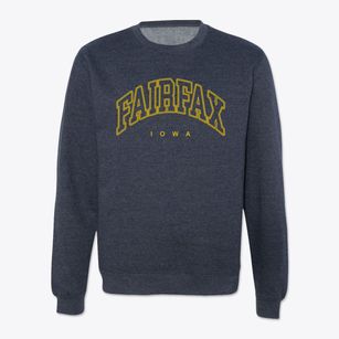 Fairfax Iowa Inline Crewneck Sweatshirt