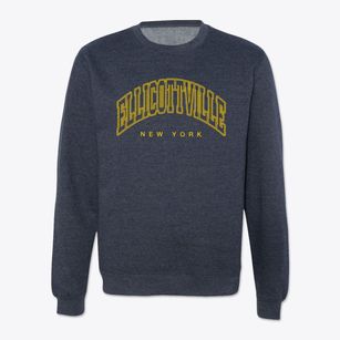 Ellicottville New York Inline Crewneck Sweatshirt