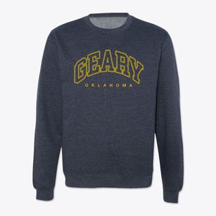 Geary Oklahoma Inline Crewneck Sweatshirt