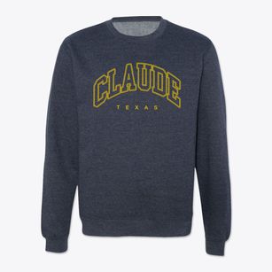 Claude Texas Inline Crewneck Sweatshirt