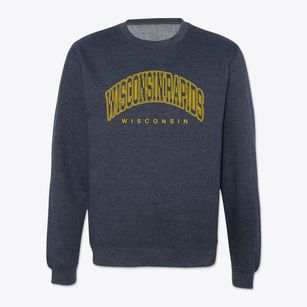 Wisconsin Rapids Wisconsin Inline Crewneck Sweatshirt