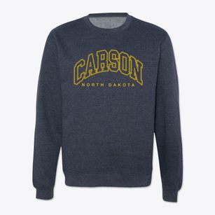 Carson North Dakota Inline Crewneck Sweatshirt