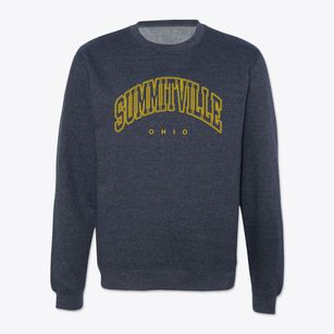 Summitville Ohio Inline Crewneck Sweatshirt