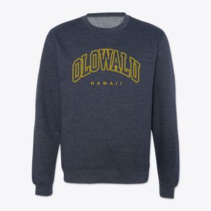 Olowalu Hawaii Inline Crewneck Sweatshirt