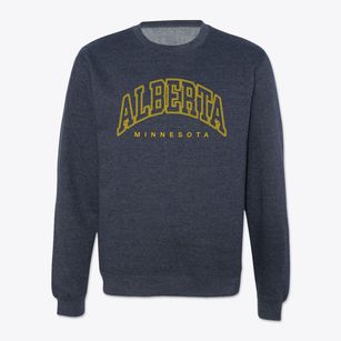 Alberta Minnesota Inline Crewneck Sweatshirt