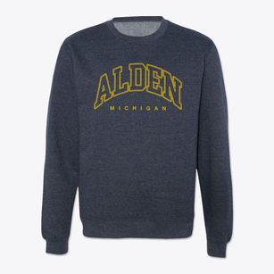 Alden Michigan Inline Crewneck Sweatshirt