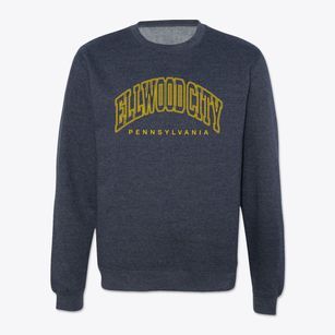 Ellwood City Pennsylvania Inline Crewneck Sweatshirt