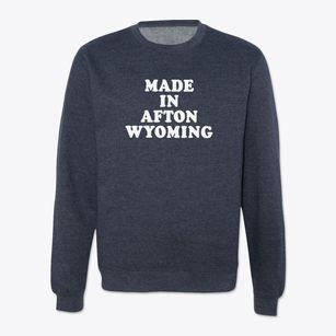 Afton Wyoming Classic 70s Crewneck Sweatshirt