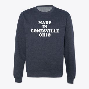 Conesville Ohio Classic 70s Crewneck Sweatshirt