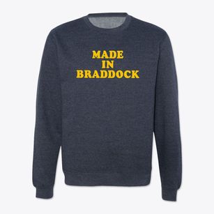 Braddock Pennsylvania Classic 70s Crewneck Sweatshirt