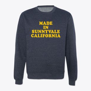 Sunnyvale California Classic 70s Crewneck Sweatshirt
