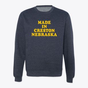 Creston Nebraska Classic 70s Crewneck Sweatshirt