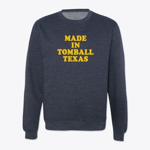 Tomball Texas Classic 70s Crewneck Sweatshirt