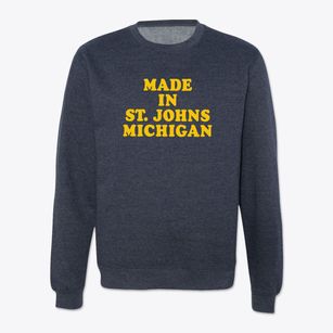 St. Johns Michigan Classic 70s Crewneck Sweatshirt