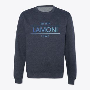 Lamoni Iowa Horizon Crewneck Sweatshirt